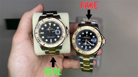 rolex yachtmaster fake vs real|how to tell genuine rolex.